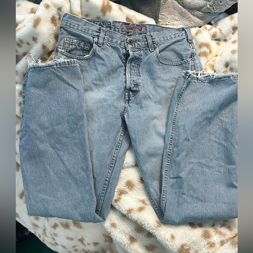 Silver Jeans Light Blue Denim straight leg mid rise